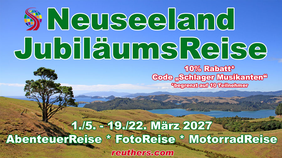 Neuseeland Jubiläumstour 2027