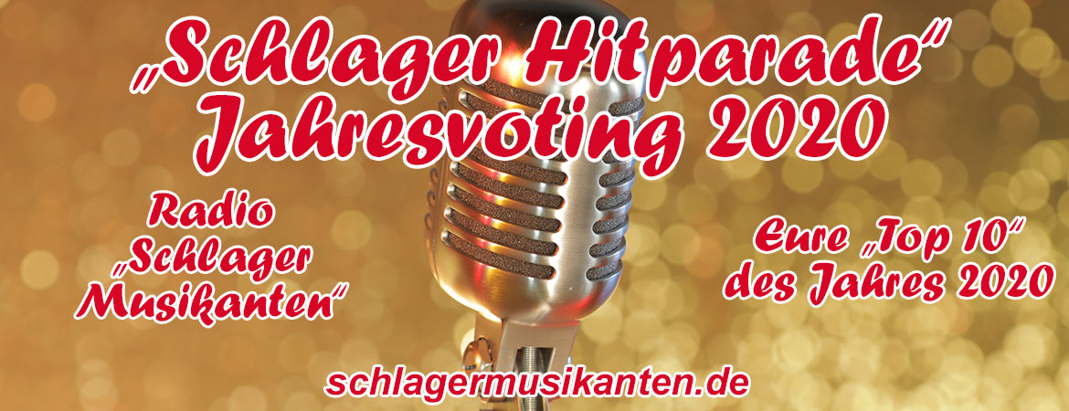 Schlager Hitparade Jahresvoting von Radio Schlager Musikanten