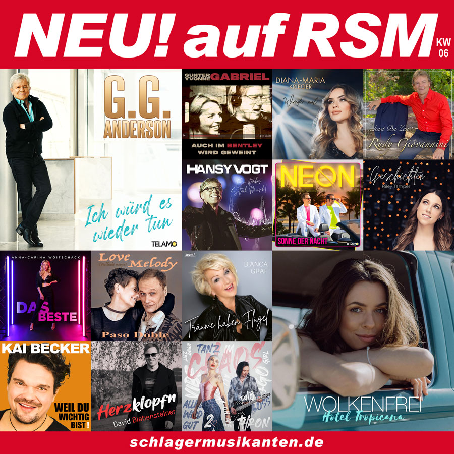 Neu auf RSM - Radio Schlager Musikanten