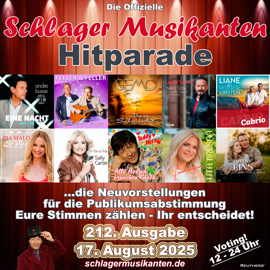 Schlager Musikanten Hitparade Neuvorstellungen