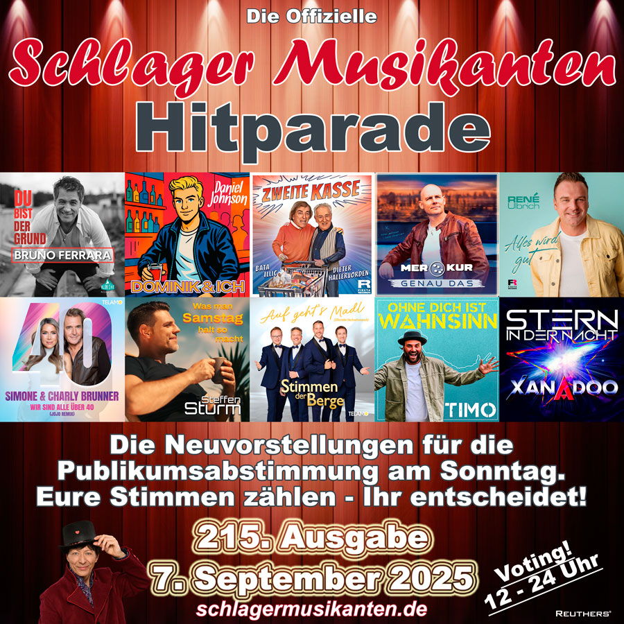 Schlager Musikanten Hitparade Neuvorstellungen