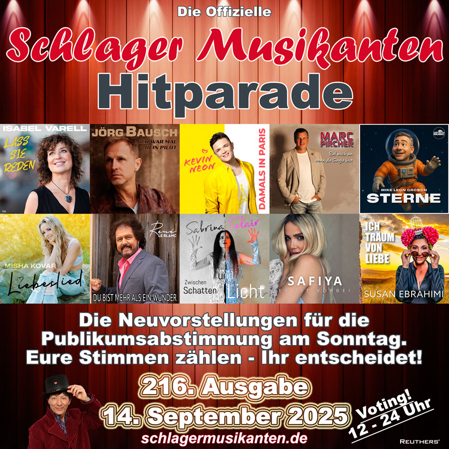 Schlager Musikanten Hitparade Neuvorstellungen