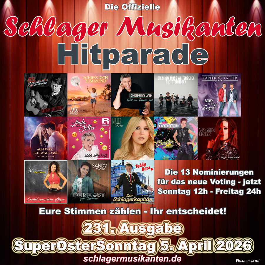 Schlager Musikanten Hitparade - Nominierungen