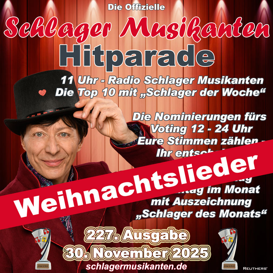 Schlager Musikanten Hitparade Weihnachtslieder